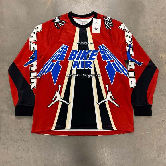 Jordan x Nigel Sylvester Bike Air Jersey Cinnabar